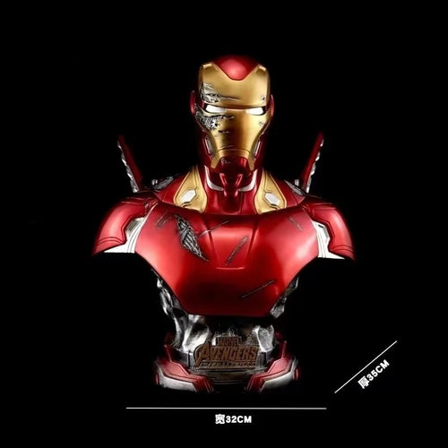 Iron Man MK50 Leuchtende Harzbüste – Großformat 35cm