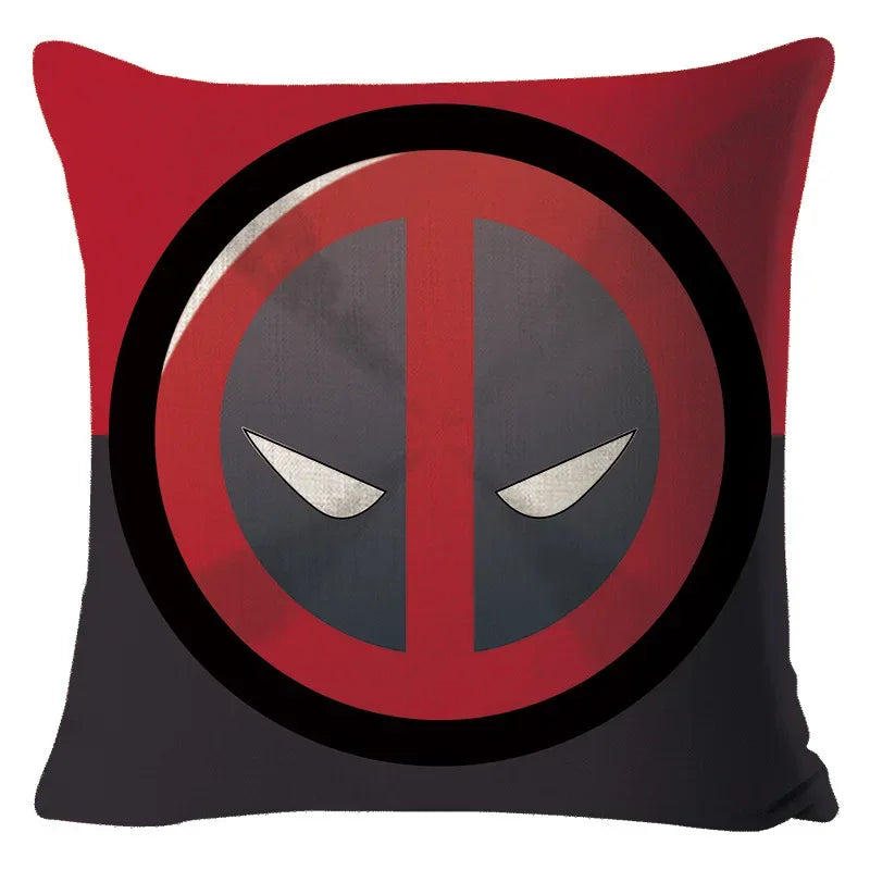 Kissenbezug Deadpool – Maskenlogo