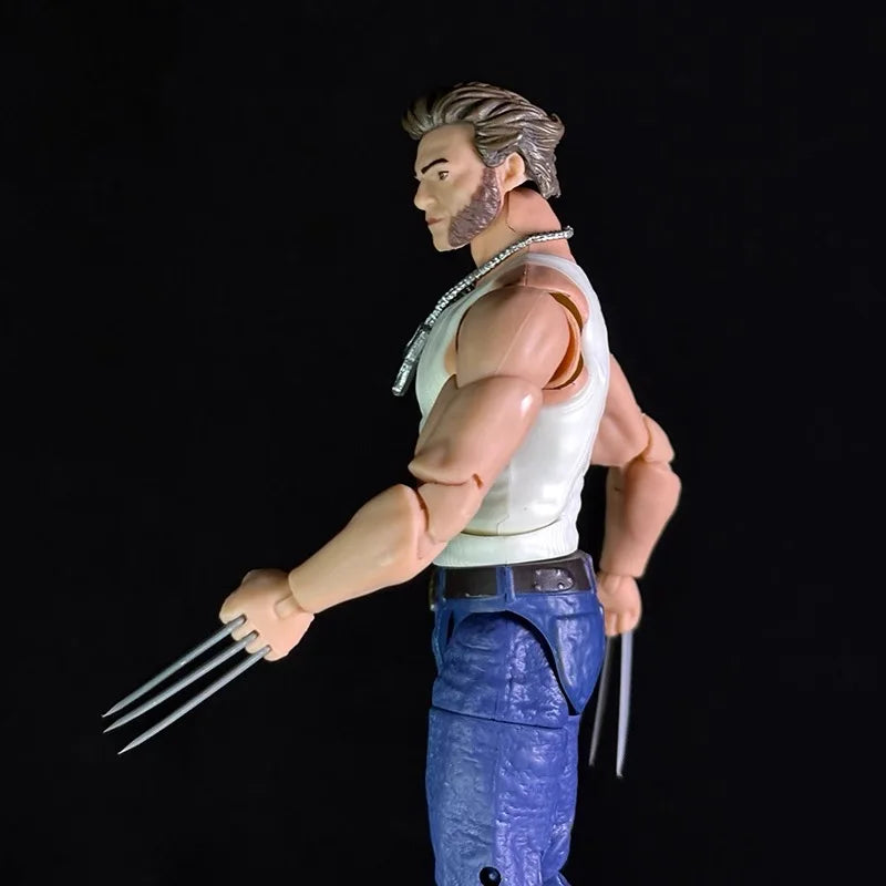 Hasbro Marvel Legends Wolverine Actionfigur - Tanktop Jeans Ausgefahrene Krallen