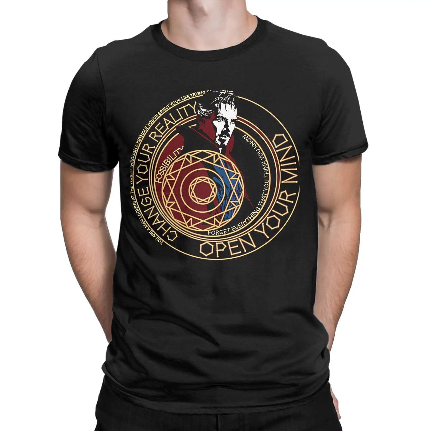 T-Shirt Doctor Strange - Mystischer Kreis Change Your Reality Herren