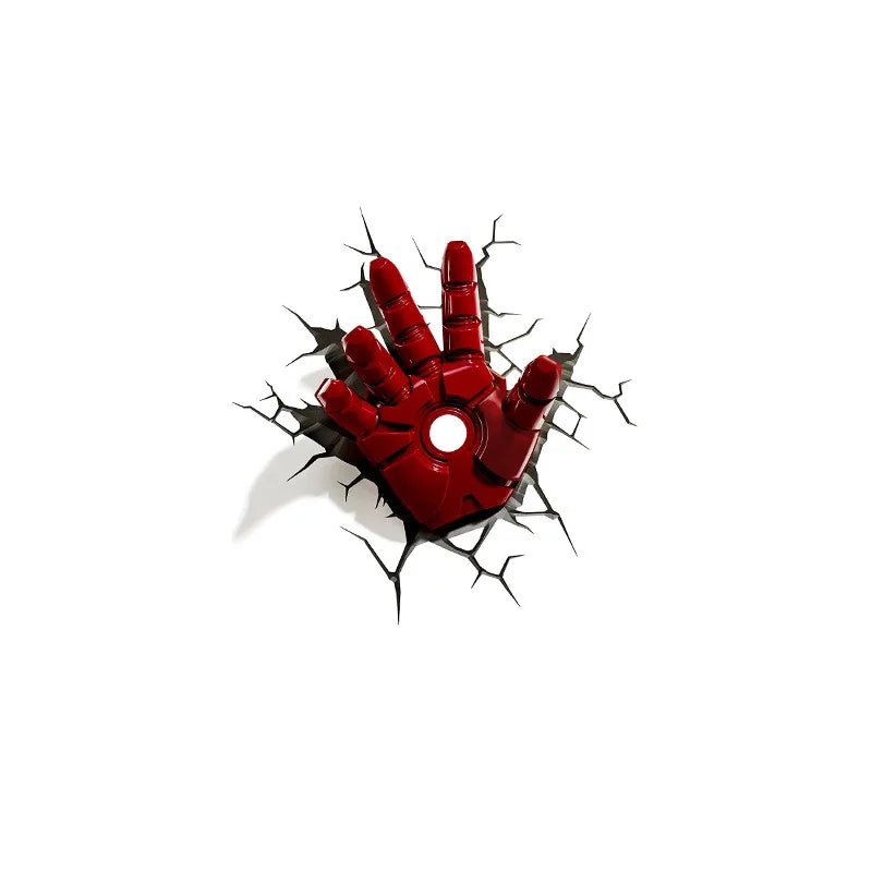 Avengers Iron Man Captain America Aufkleber - 3D Trompe-l'œil Wandbild