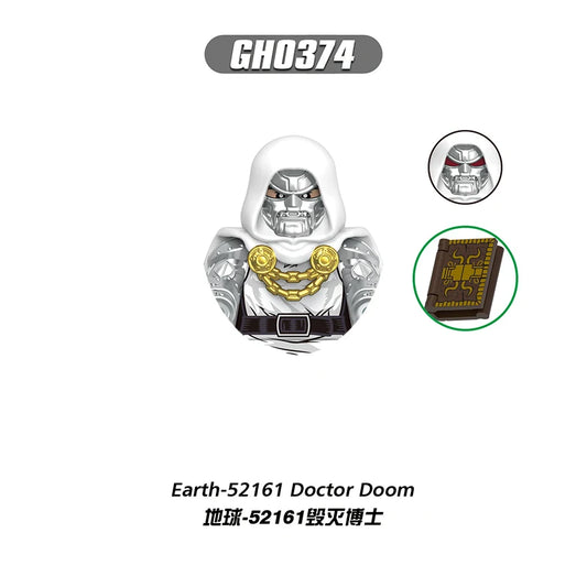 Doctor Doom Figur – Weißes Gewand Erde-52161 Grimoire