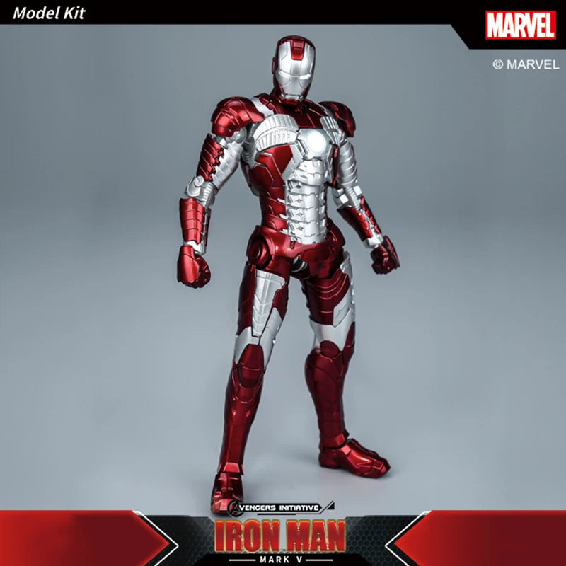 Figurine Fondjoy Iron Man MK5 – Rot-silberne Rüstung mit Box