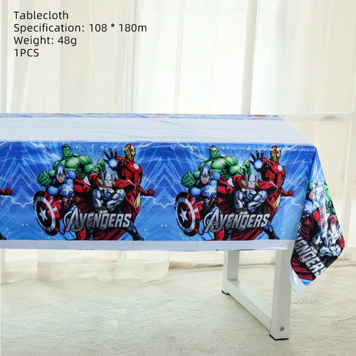 Avengers Geburtstagsdeko - Tischdecke