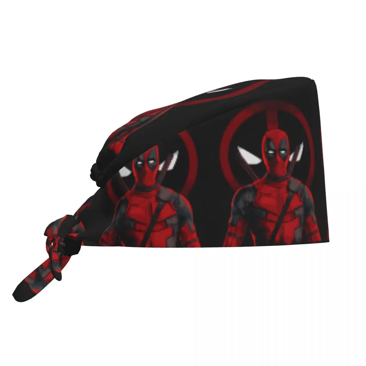 Bandana Deadpool – Schwarzer Kreis mit Logo