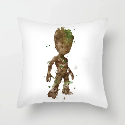 Kissenbezug Groot – Künstlerisches Aquarell