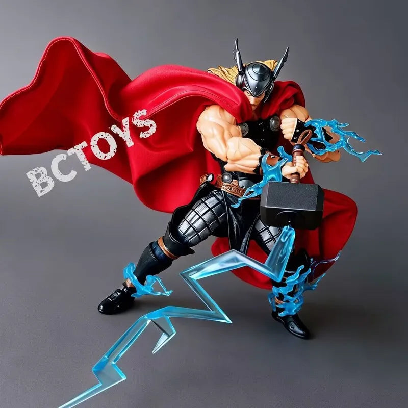 Thor Revoltech Yamaguchi Figur - Comic-Stil BC Toys Gelenkfigur