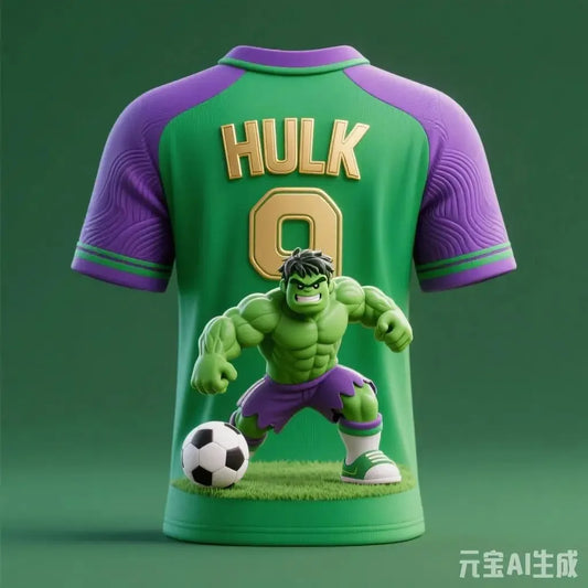 Fußballtrikot Avengers Hulk - Lila & Grün #9