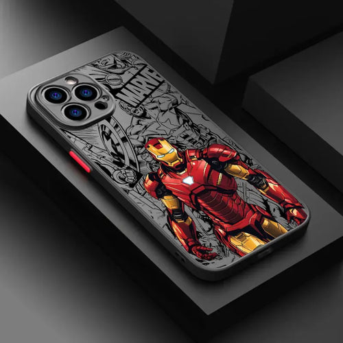 Xiaomi Redmi Marvel Iron Man Hülle - Ganzfigur