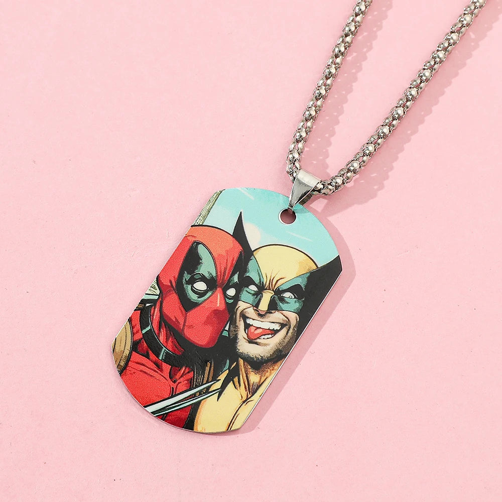Hundemarke Deadpool & Wolverine – Duo Portrait Katanas