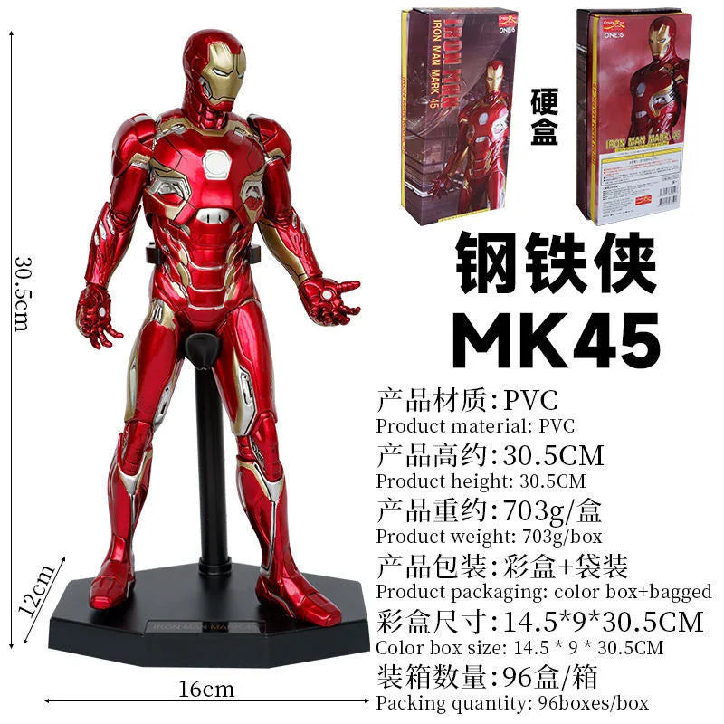 Iron Man MK45 Figur – PVC 30cm