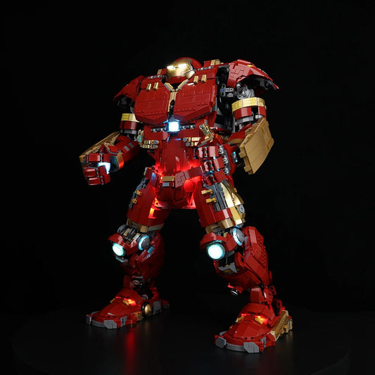 LED-Beleuchtungsset für LEGO Hulkbuster 76210 – Komplettbeleuchtung