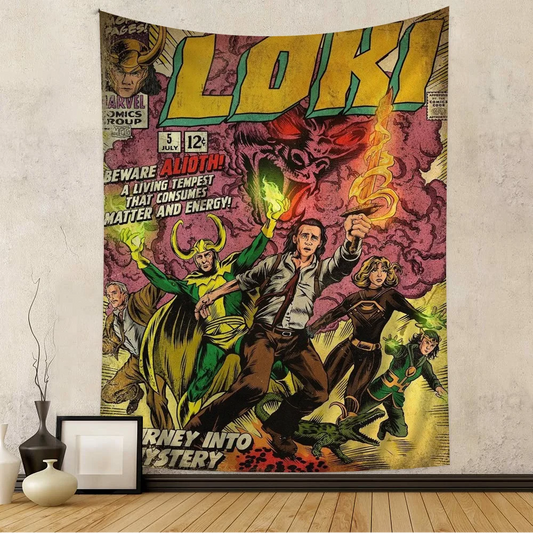 Loki Tapisserie - Comic-Cover Alioth