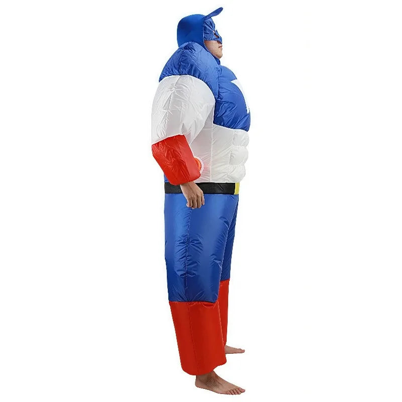 Aufblasbares Avengers-Hulk-Kostüm - Blaue Hose