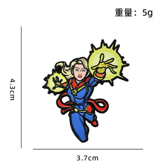 Avengers Emaille-Pin – Captain Marvel