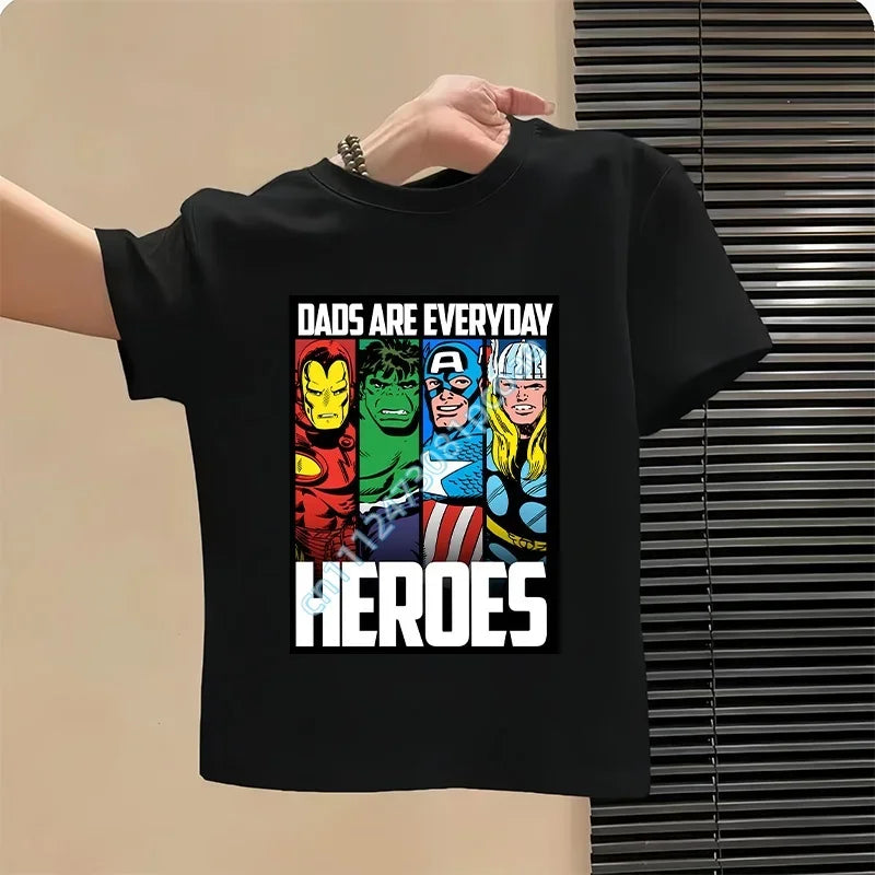 T-Shirt Kinder Avengers – Design Heroes Schwarz