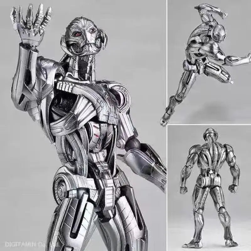 Revoltech Yamaguchi Ultron Figur - Bewegliche PVC Monochrom