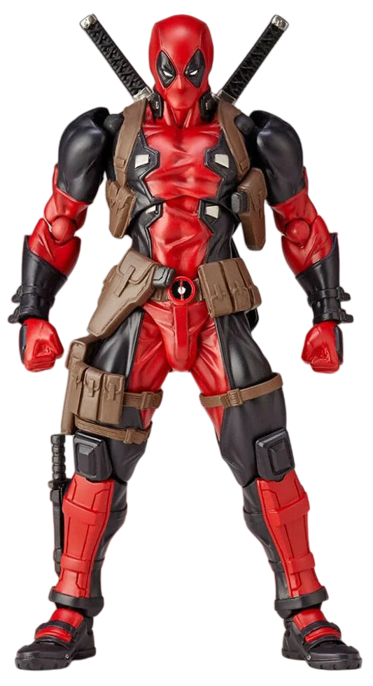 Deadpool-Figur - rot-schwarzes Outfit