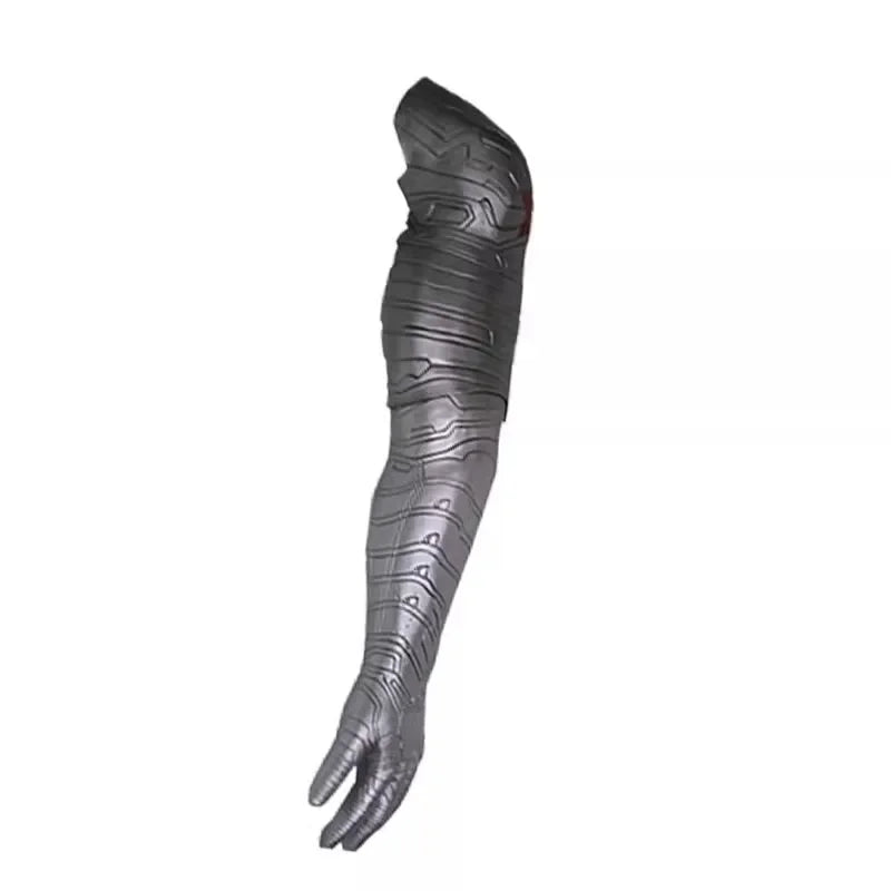 Winter Soldier Mechanischer Arm - Silberne Prothese mit Rotem Stern