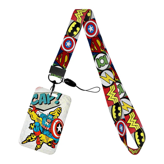 Captain America Ausweishalter – Comic Pop Art