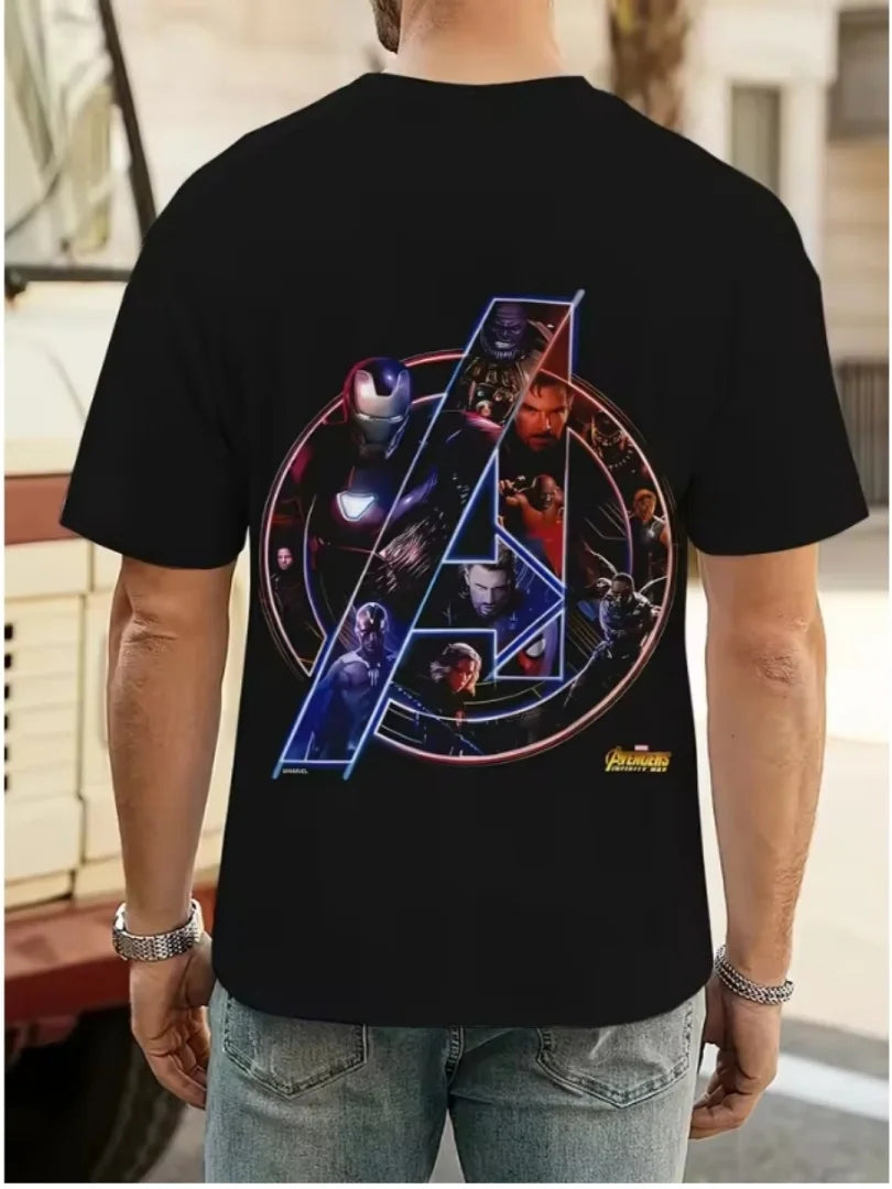 T-Shirt Avengers Infinity War – Logo Collage Charaktere Herren