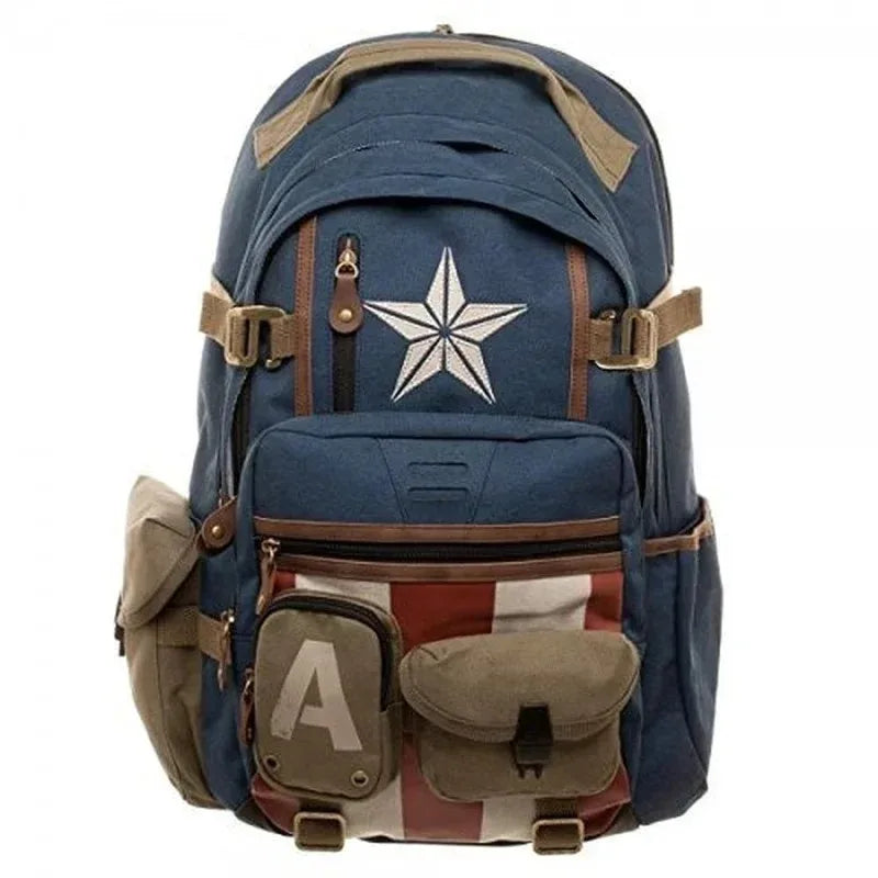 Avengers Deadpool Rucksack - Rot Schwarz Maske