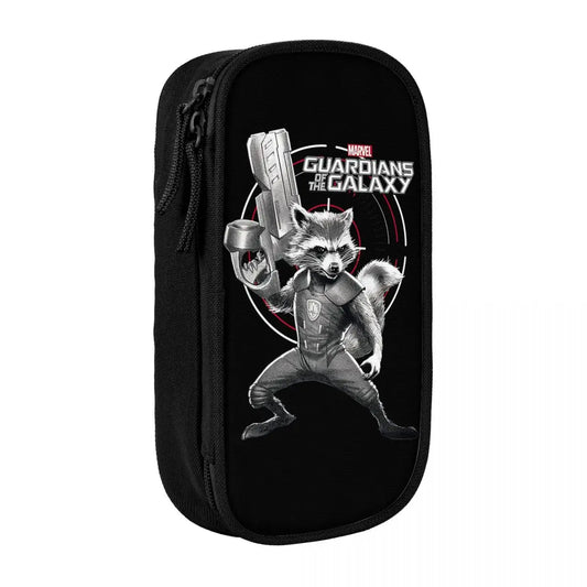 Avengers Federmäppchen Rocket Raccoon - Guardians Galaxy Schwarz Weiß