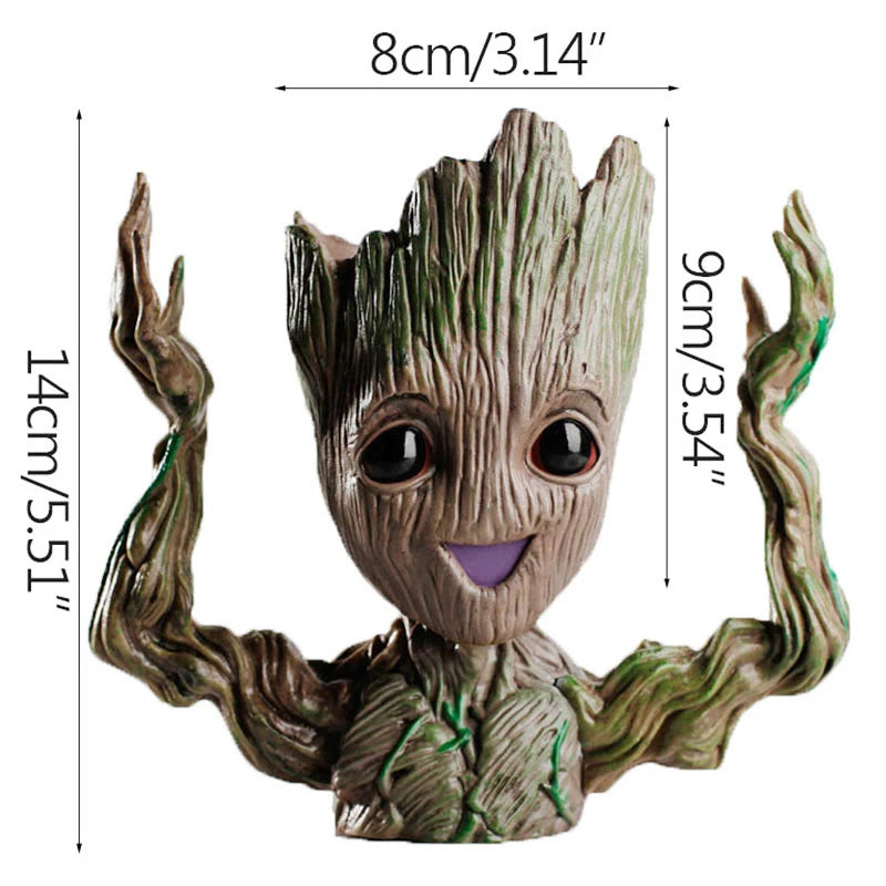 Baby Groot Pflanzentopf – Bleistifthalter mit verschiedenen Posen zur Aufbewahrung