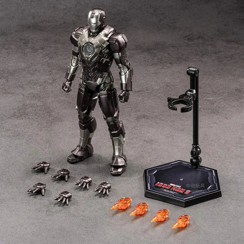 ZD Toys Iron Man Figur – Gunmetal Rüstung Kompaktes Design