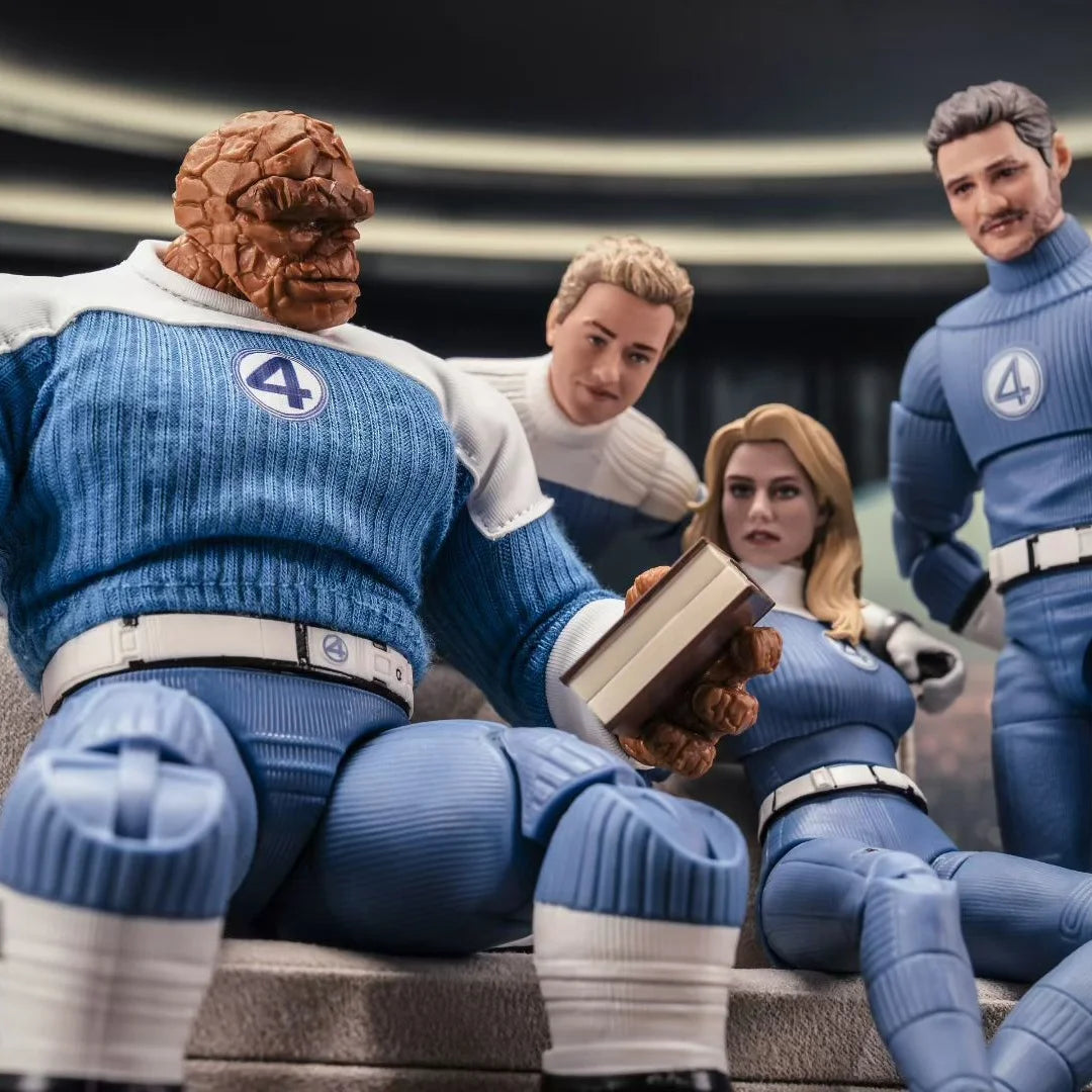 Figur The Thing – Blau-weiße Fantastische Vier Uniform