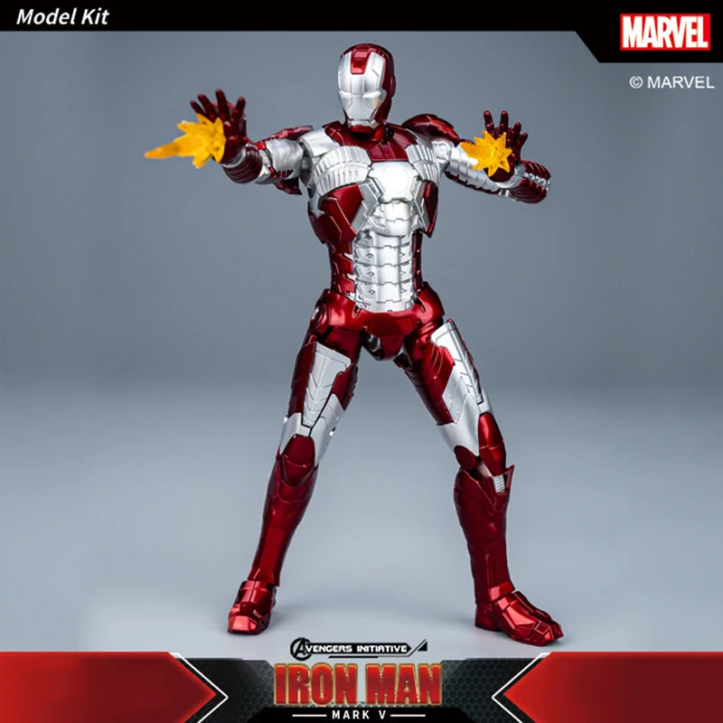 Figurine Fondjoy Iron Man MK5 – Rot-silberne Rüstung mit Box