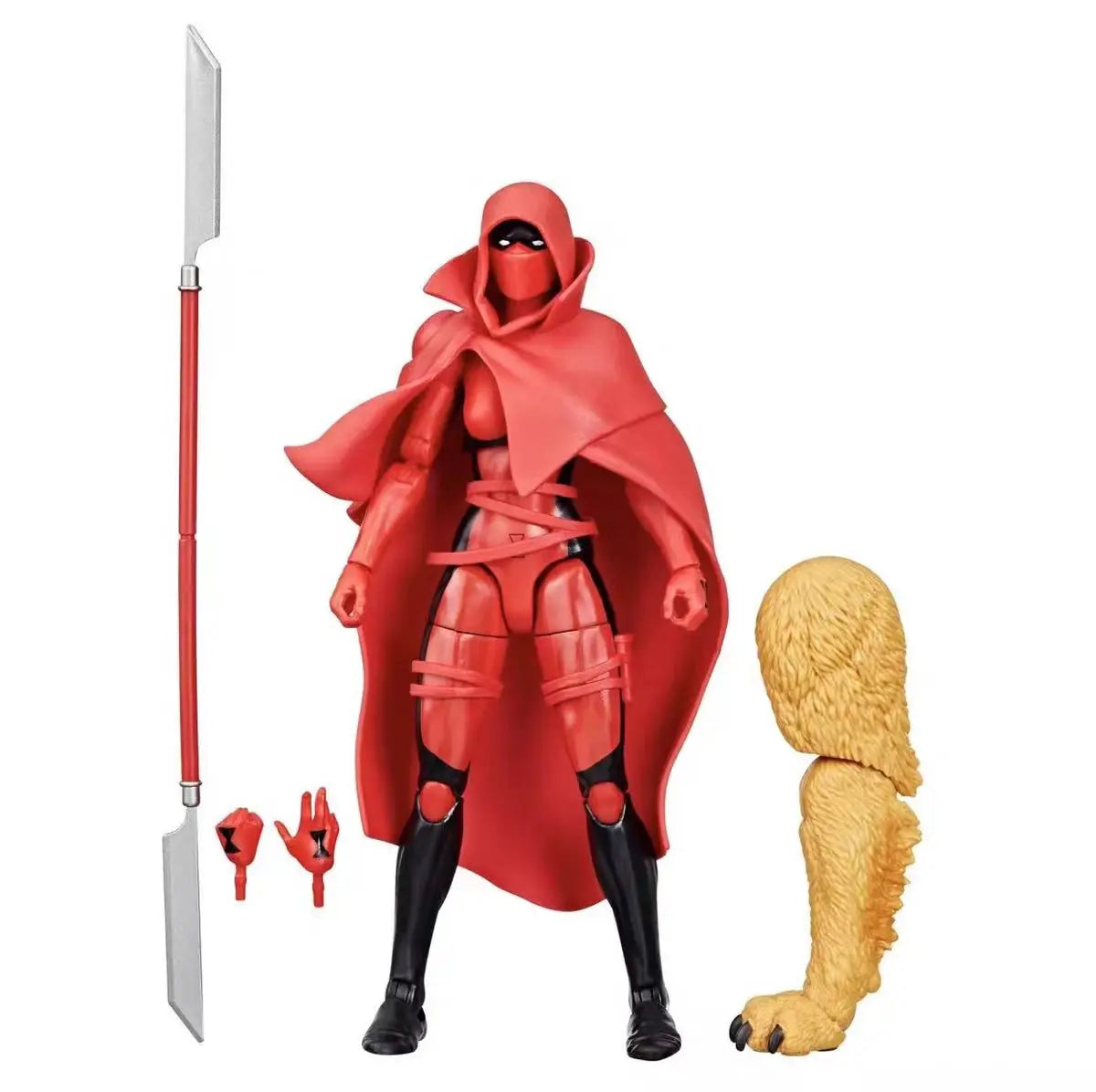 Marvel Legends Red Widow Figur - Hasbro Build-A-Figure Marvel's Zabu