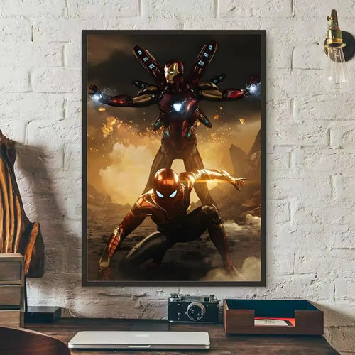 Aufkleber Iron Man - Actionszene