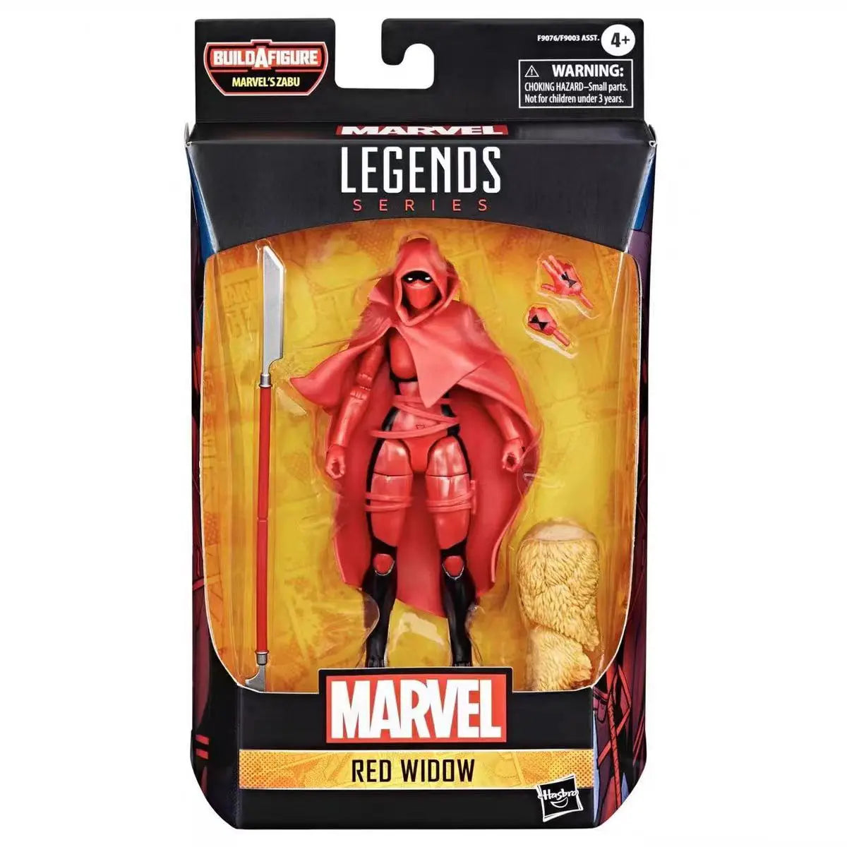 Marvel Legends Red Widow Figur - Hasbro Build-A-Figure Marvel's Zabu