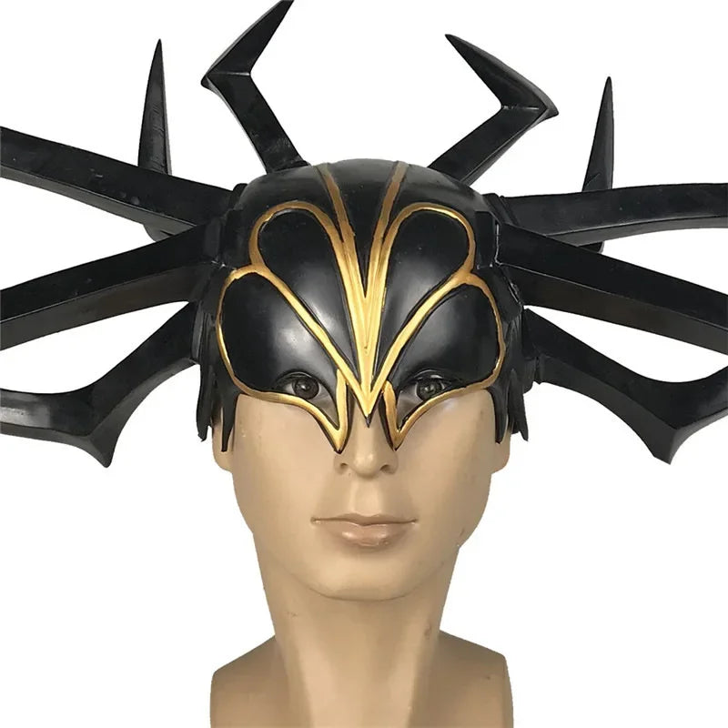 Hela Cosplay Helm – Göttin des Todes Schwarze Krone