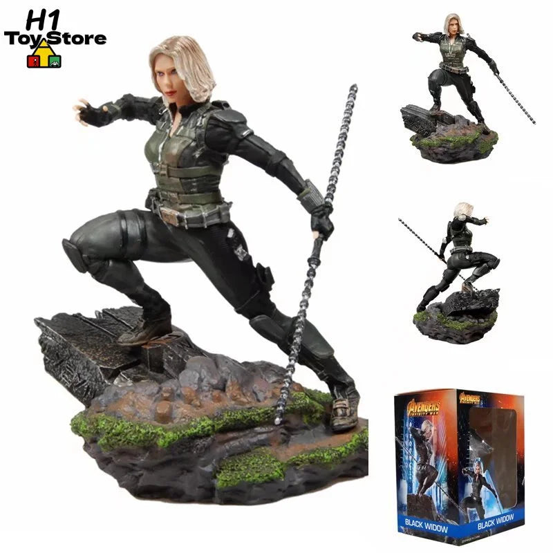 Avengers Black Widow Statue – Sammlerbox Szene 1/10