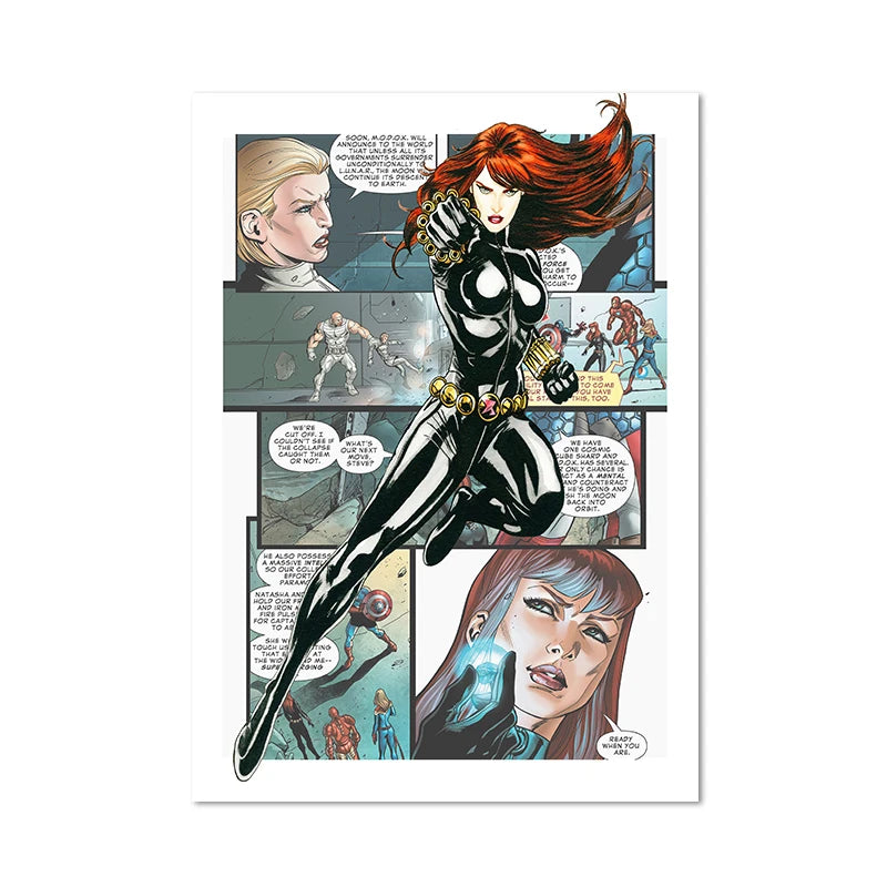 Poster Black Widow – Comic
