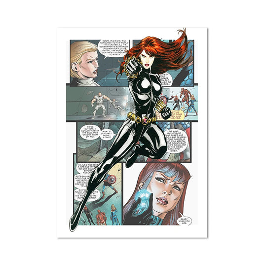 Poster Black Widow – Comic