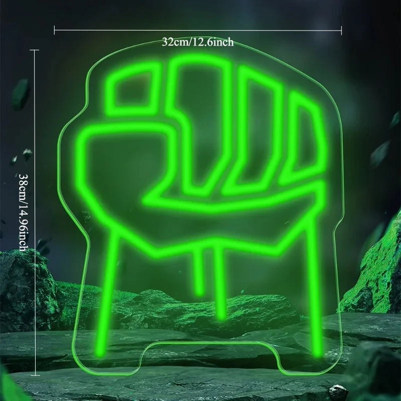 LED Neon Avengers Captain America - Profilschild