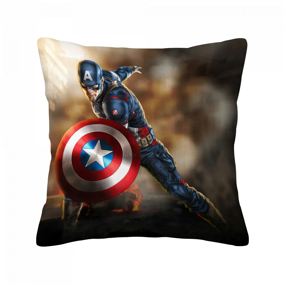 Kissenbezug Captain America – Dunkle Kampfhaltung
