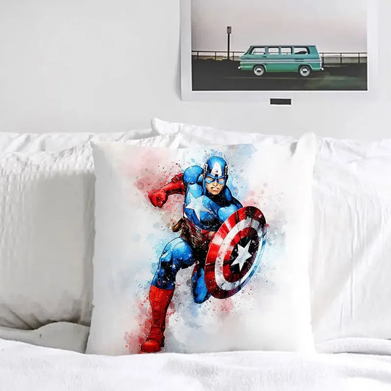 Kissenbezug Iron Man – Aquarell Doppel-Repulsor