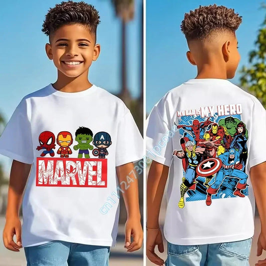 Kinder-T-Shirt Marvel – My Dad's My Hero