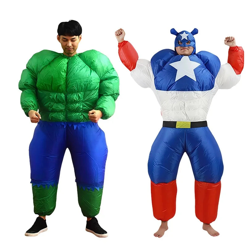 Aufblasbares Kostüm Avengers Captain America