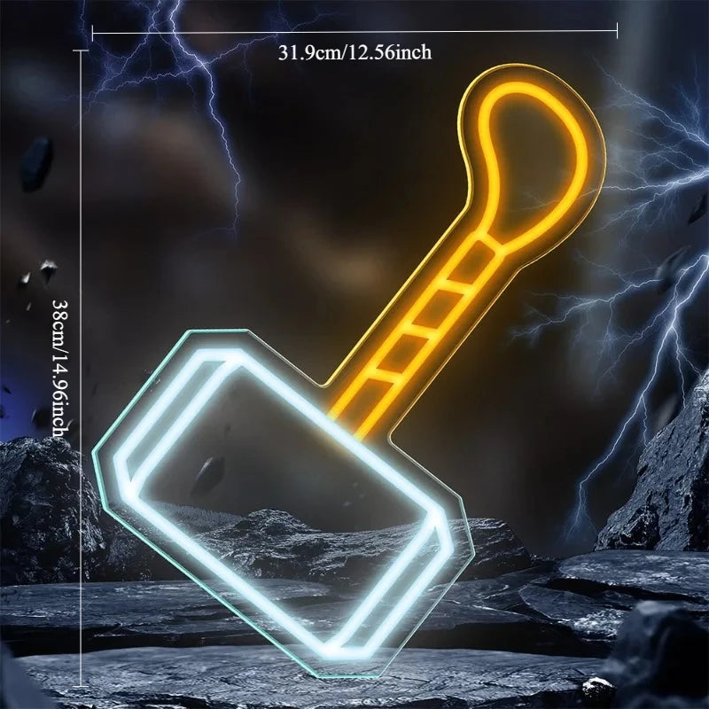 LED-Neon Avengers – Logo A Rot