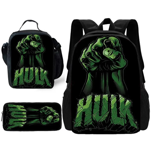 Rucksack-Set Hulk – Vektorfäuste mit Text HULK