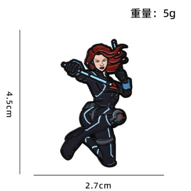 Avengers Emaille-Pin - Black Widow
