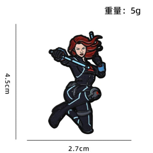 Avengers Emaille-Pin - Black Widow