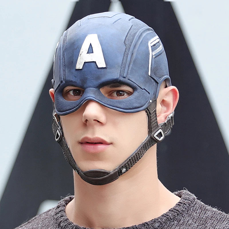 Latex-Sturmhaube Captain America – Filmreplik Cosplay