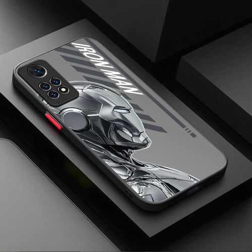 Xiaomi Avengers Iron Man Hülle - Metallic Silberne Rüstung