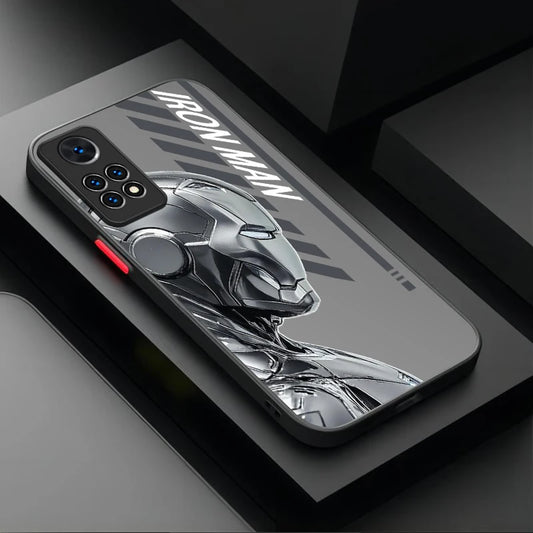 Xiaomi Avengers Iron Man Hülle - Metallic Silberne Rüstung